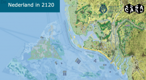 Kaart Nederland 2120